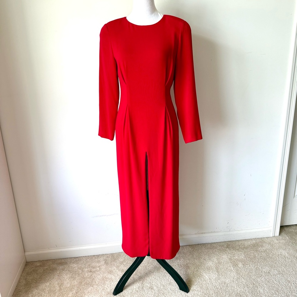 Vintage BADGLEY MISCHKA 90s Jersey Evening Dress—SZ. 4